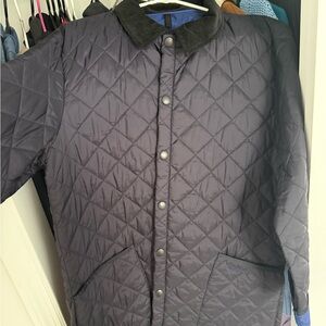 Barbour Quilted Jacket - Navy blue